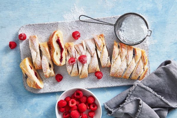 Berry Danish with Raspberries