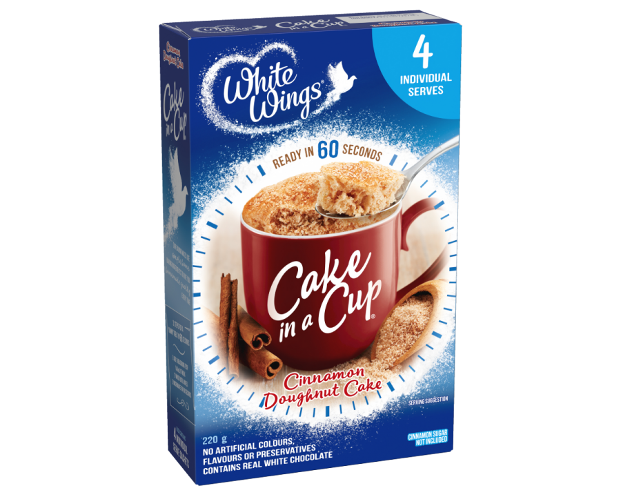 White Wings Cake in a Cup Cake Mix Cinnamon Doughnut 220 g White Wings