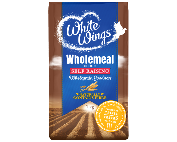 White Wings Flour Wholemeal Self Raising 1 kg