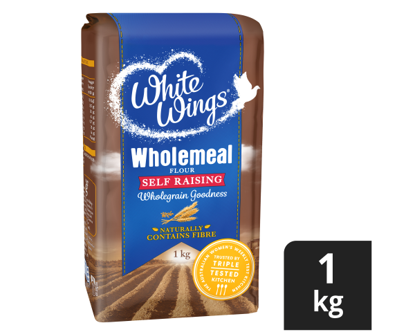 White Wings Flour Wholemeal Self Raising 1 kg