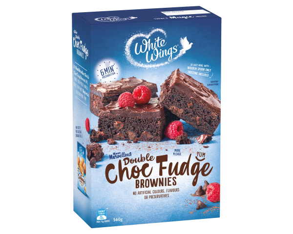 White Wings Brownie Mix Double Choc Fudge 560 g