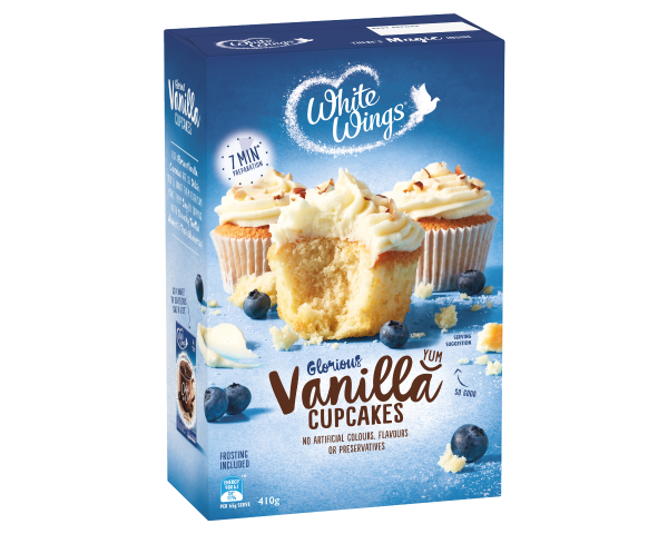 White Wings Cupcake Mix Vanilla 410 g