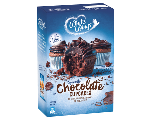 White Wings Cupcake Mix Chocolate 410 g