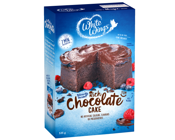 White Wings Cake Mix Rich Chocolate 535 g White Wings Cake Mix Rich Chocolate 535 g