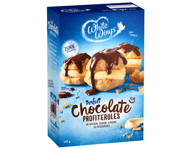 White Wings Dessert Mix Chocolate Profiteroles 230 g