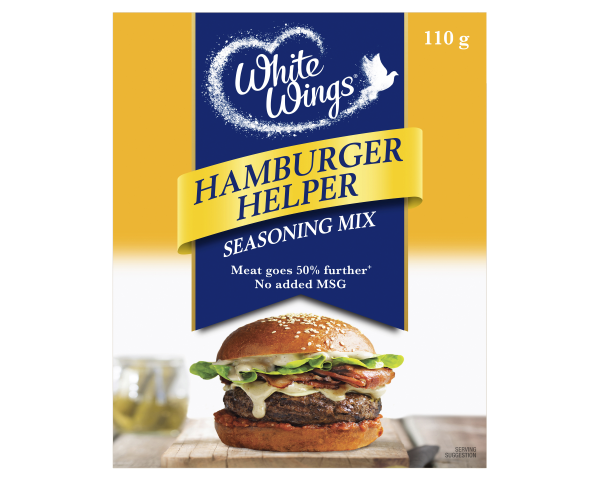 White Wings Seasoning Mix Hamburger Helper 110 g