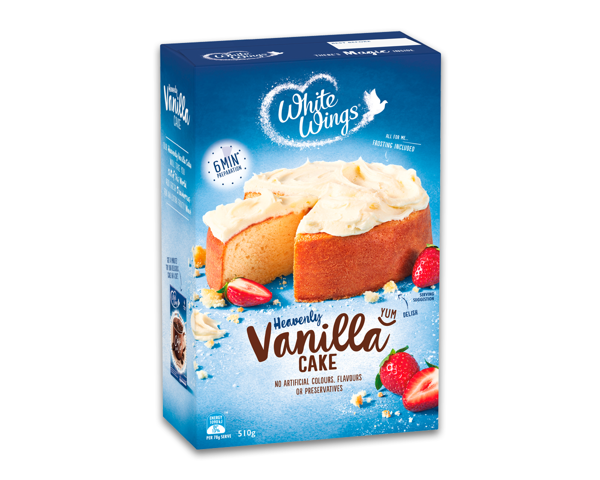 Vanilla Cake White Wings