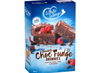 White Wings Brownie Mix Double Choc Fudge 560 g