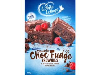 White Wings Brownie Mix Double Choc Fudge 560 g