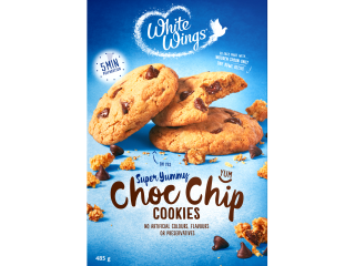White Wings Cookies Mix Choc Chip 485 g
