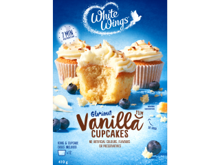 White Wings Cupcake Mix Vanilla 410 g