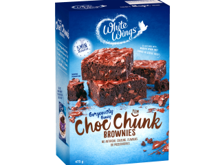 White Wings Choc Chunk Brownies 475g