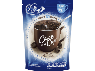 White Wings Cake in a Cup Cake Mix Double Chocolate 55 g