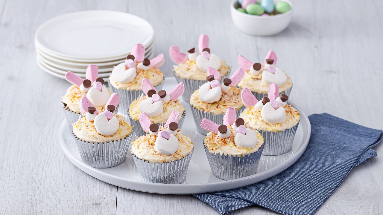 Easter Bunny Cupcakes