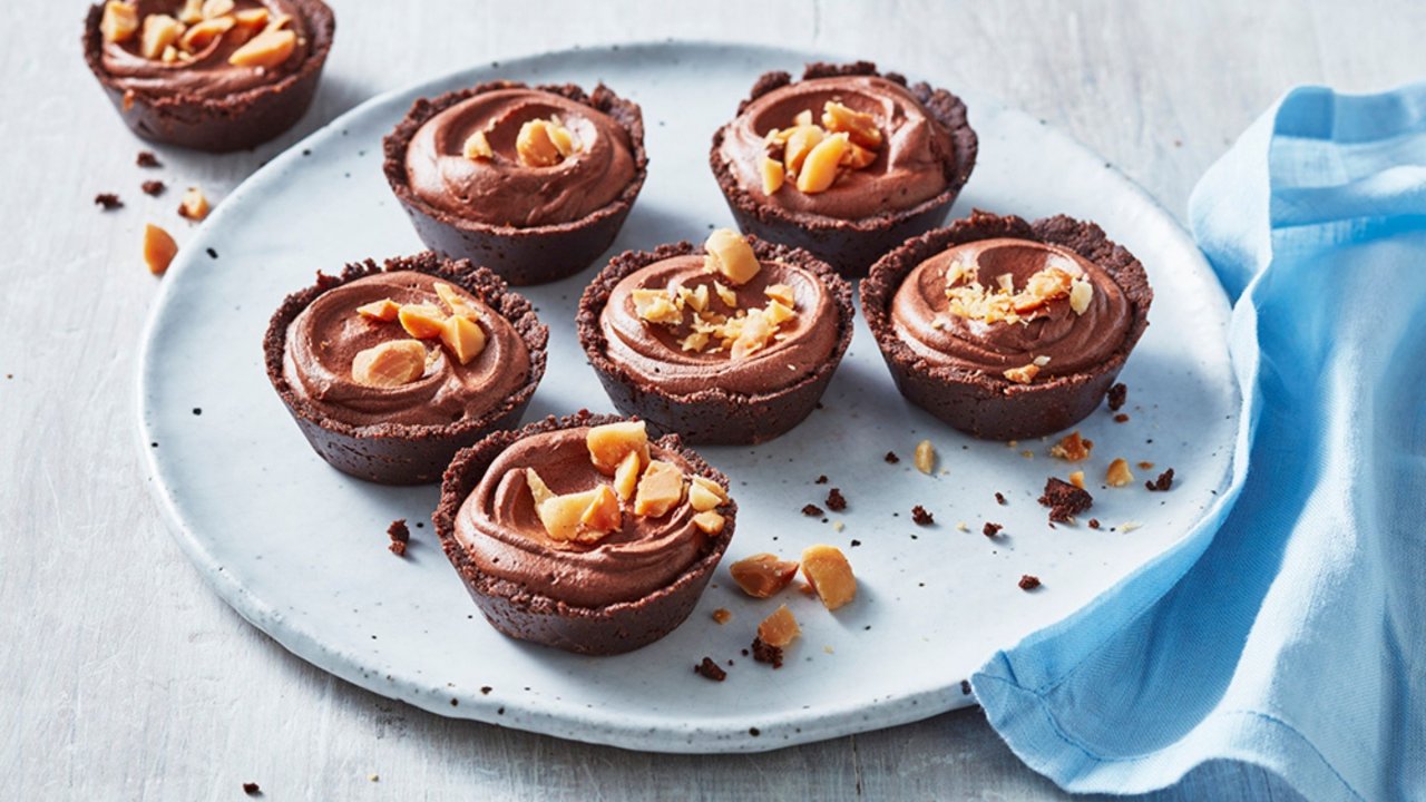 choc mousse tarts