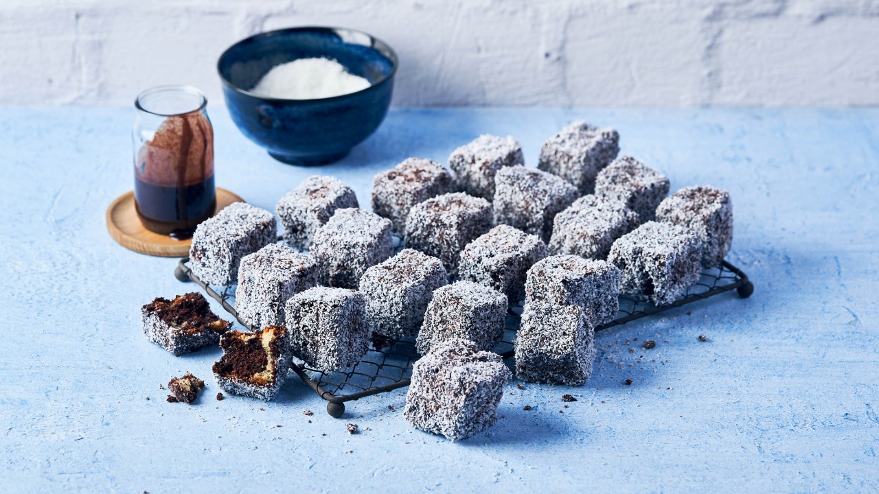 Marbled Lamingtons | White Wings