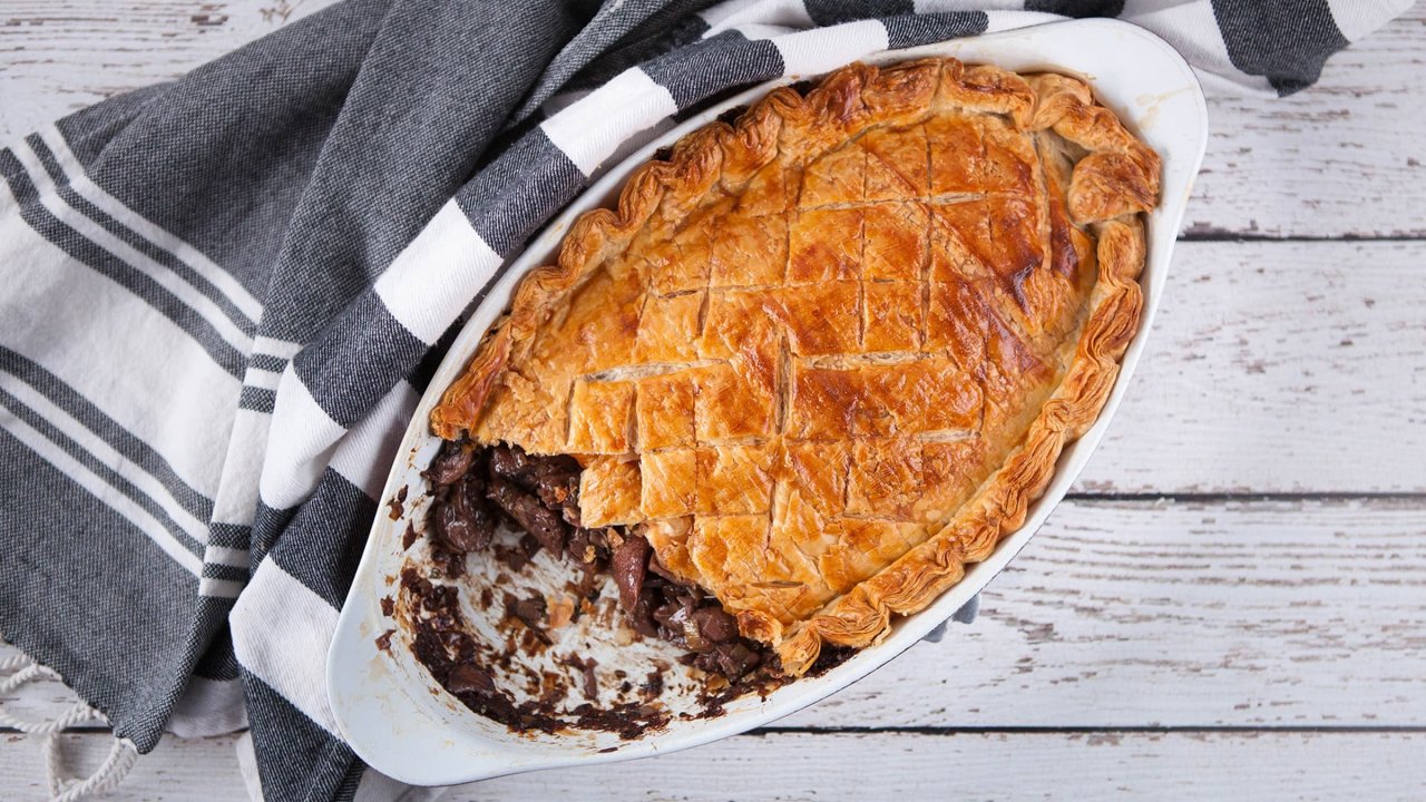 mushroom pie