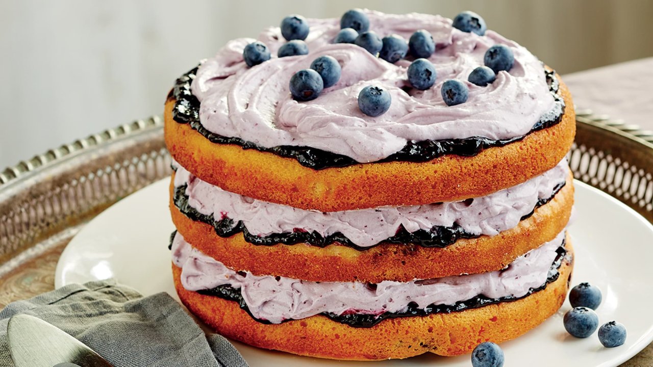 blueberry layer cake