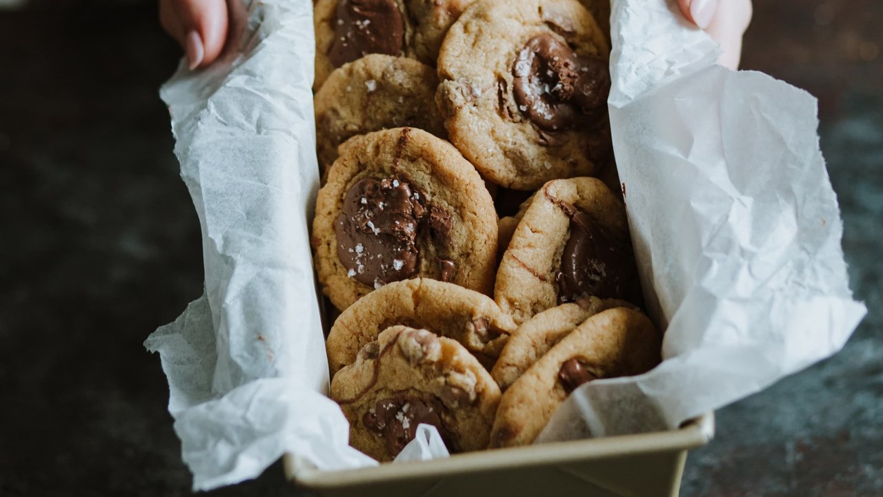 Nutella Sea Salt Brown Butter Chocolate Chip Cookies