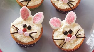 Easter Bunny Pinata Cupcakes