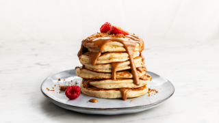 Pancakes Topped with Biscoff® Spread